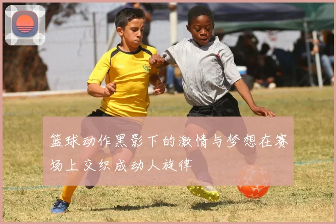 篮球动作黑影下的激情与梦想在赛场上交织成动人旋律